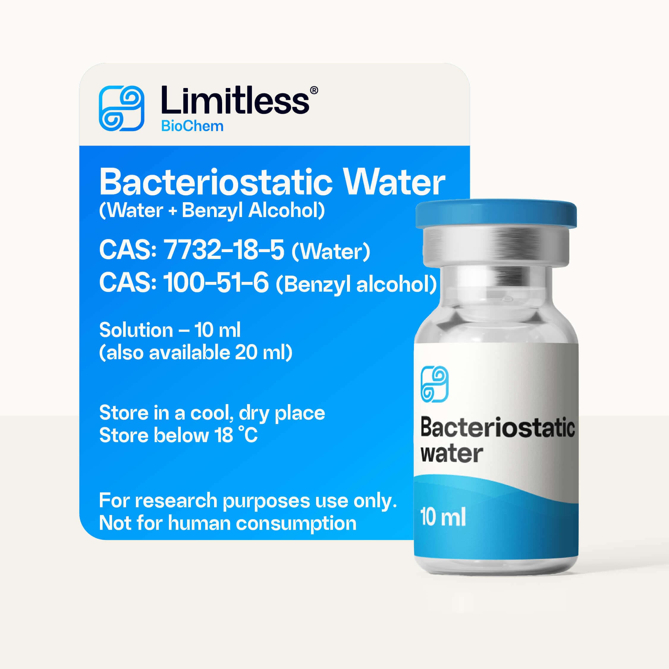 Bacteriostatic Water 0.9% 10ml